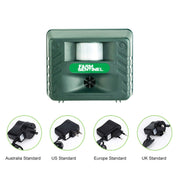SK131 Garden Outdoor Ultrasonic Rat Repeller Snake Repelle Farm Animal Driving Device(US Plug)
