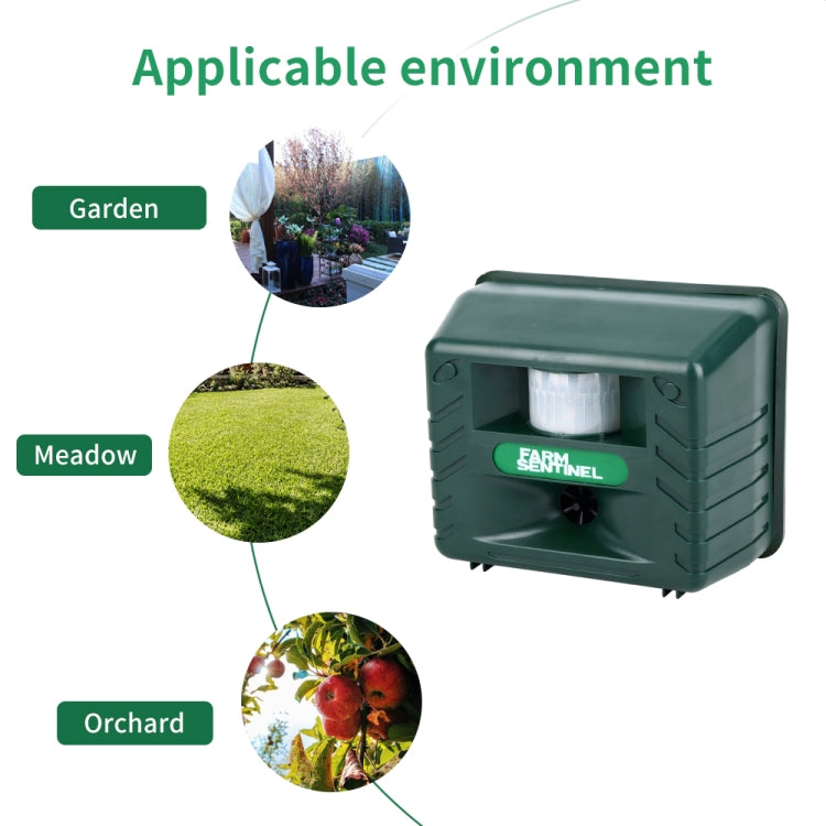 SK131 Garden Outdoor Ultrasonic Rat Repeller Snake Repelle Farm Animal Driving Device(US Plug) - Outdoor Insect Repellent by PMC TechLife | Online Shopping South Africa | PMC TechLife | Buy Now Pay Later Mobicred