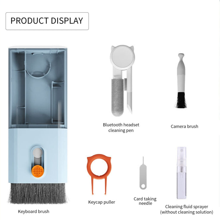 Q6S 10-in-1 Bluetooth Headphone Cleaning Pen Mobile Computer Keyboard Screen Digital Camera Cleaning Kit(White)