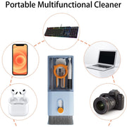Q6S 10-in-1 Bluetooth Headphone Cleaning Pen Mobile Computer Keyboard Screen Digital Camera Cleaning Kit(Blue)
