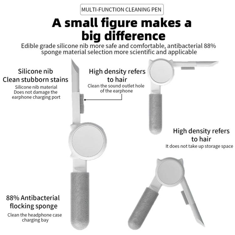 Q6S 10-in-1 Bluetooth Headphone Cleaning Pen Mobile Computer Keyboard Screen Digital Camera Cleaning Kit(Blue) - Other Accessories by PMC TechLife | Online Shopping South Africa | PMC TechLife