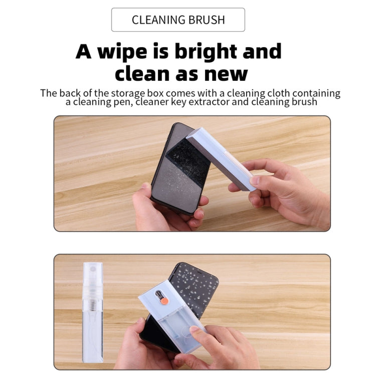 Q6S 10-in-1 Bluetooth Headphone Cleaning Pen Mobile Computer Keyboard Screen Digital Camera Cleaning Kit(White)