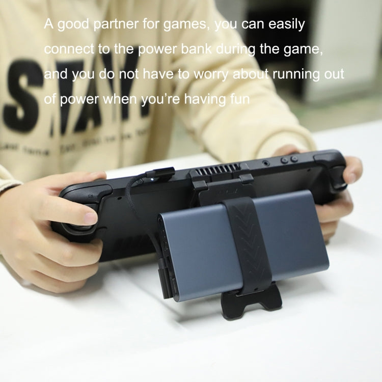 Hifylux ST-BF27 For Steam Deck Game Console Charging Treasure Base Mobile Power Desktop Bracket(Black) - Other Accessories by PMC Jewellery | Online Shopping South Africa | PMC Jewellery | Buy Now Pay Later Mobicred