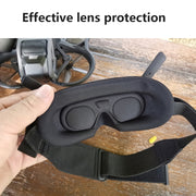 For DJI Goggles 2 Foam Padding Sponge Eye Pad Mask Black