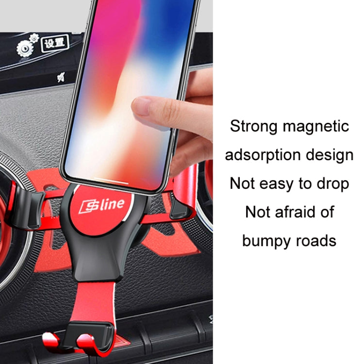 For Audi Car Strong Magnetic Phone Holder(Q2L Stand 1 Black)