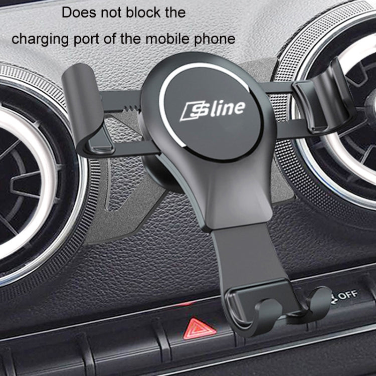 For Audi Car Strong Magnetic Phone Holder(Q2L Stand 1 Black)
