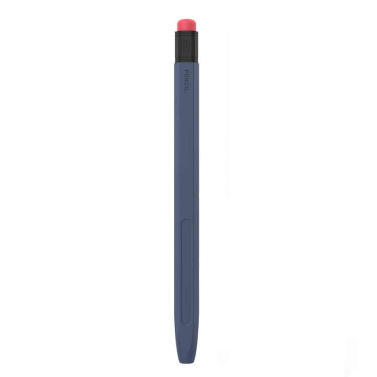 For Apple Pencil 1 AhaStyle PT180-2 Silicone Protective Case Anti-Slip And Anti-Drop Capacitive Pen Case(Midnight Blue) - free shipping - PMC TechLife - Order now!