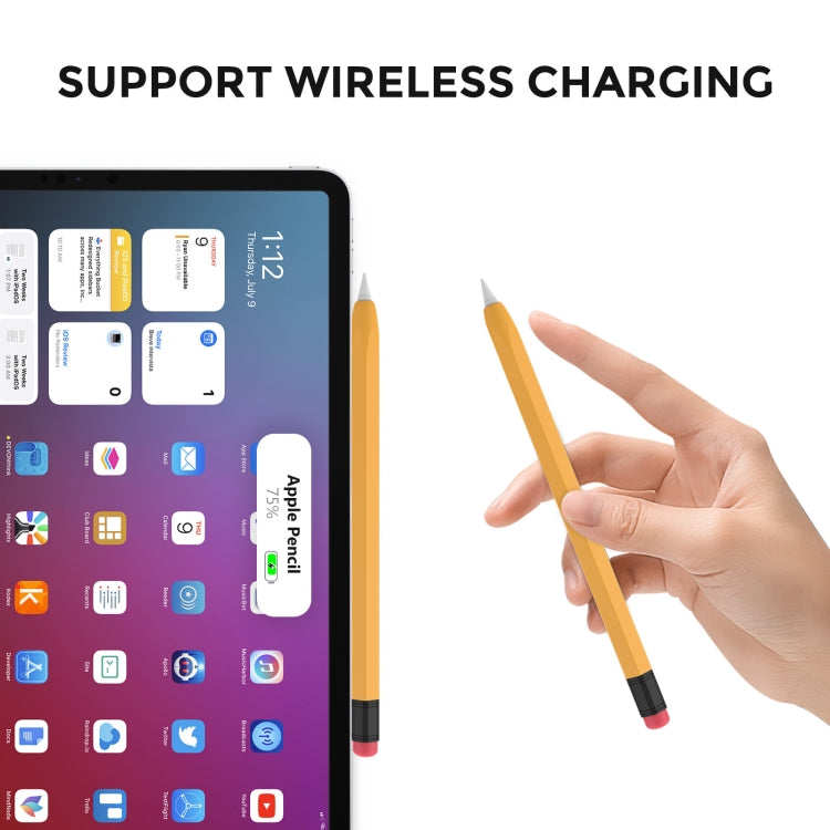 For Apple Pencil 1 AhaStyle PT180-2 Silicone Protective Case Anti-Slip And Anti-Drop Capacitive Pen Case(Midnight Blue)
