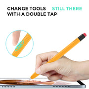 For Apple Pencil 1 AhaStyle PT180-2 Silicone Protective Case Anti-Slip And Anti-Drop Capacitive Pen Case(Midnight Blue)