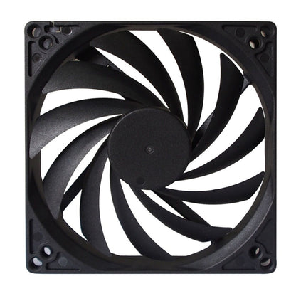 FANNER Ice Soul F10015 Desktop Computer Radiator PWM Intelligent Speed Regulation Ultra-thin Chassis Fan(Black) - Fan Cooling by FANNER | Online Shopping South Africa | PMC Jewellery | Buy Now Pay Later Mobicred