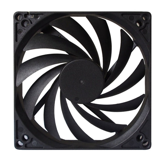 FANNER Ice Soul F10015 Desktop Computer Radiator PWM Intelligent Speed Regulation Ultra-thin Chassis Fan(Black) - Fan Cooling by FANNER | Online Shopping South Africa | PMC Jewellery | Buy Now Pay Later Mobicred