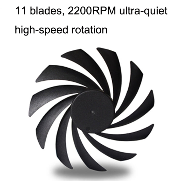 FANNER Ice Soul F10015 Desktop Computer Radiator PWM Intelligent Speed Regulation Ultra-thin Chassis Fan(Black)