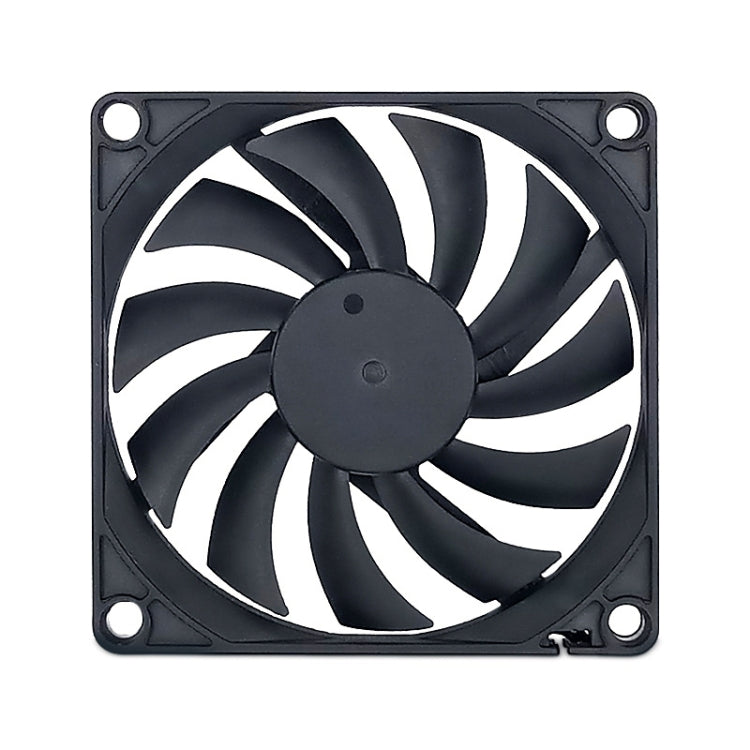 FANNER Ice Soul F8010 Ultra Thin 4pin PWM Intelligent Speed Adjustment Chassis Fan - Fan Cooling by PMC TechLife | Online Shopping South Africa | PMC TechLife