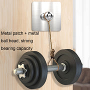 B87 Punch-free Tablet PC Aluminum Alloy Bracket Bathroom Kitchen Adhesive Wall Phone Holder(Silver Gray)