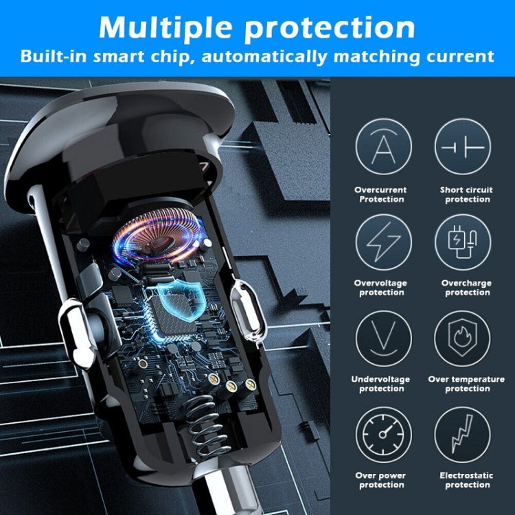 S-33 PD 30W Dual Port USB Super Fast Charge Car Charger