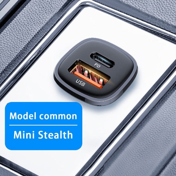 S-33 PD 30W Dual Port USB Super Fast Charge Car Charger