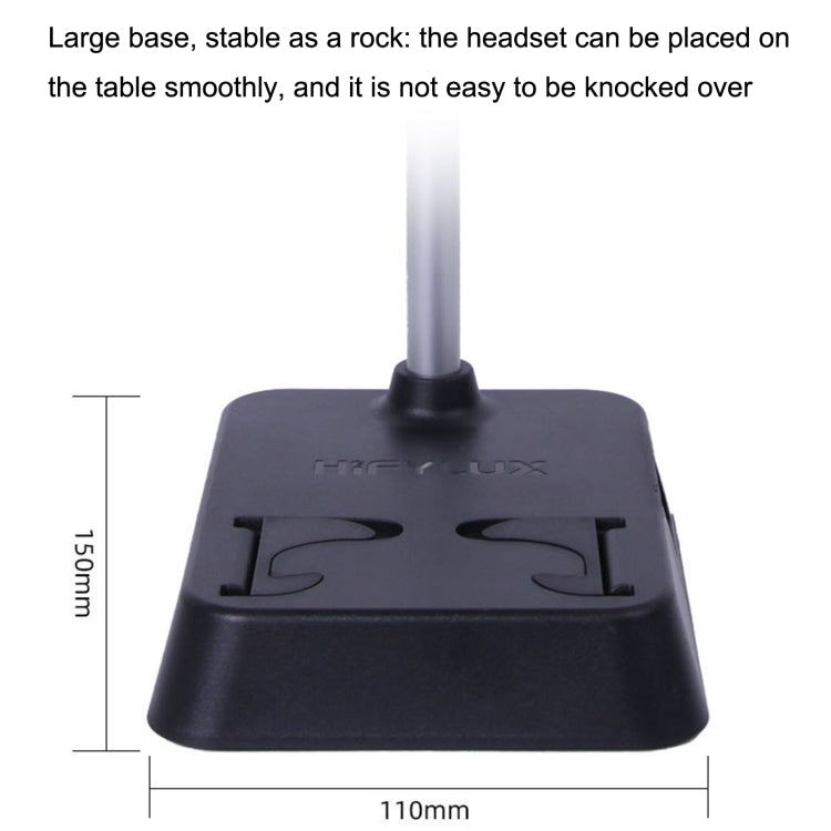 For AirPods Max Hifylux AP-HF5 Headphone Stand Mobile Phone Holder Storage Box(Black) - Anti-lost & Holder by Hifylux | Online Shopping South Africa | PMC Jewellery | Buy Now Pay Later Mobicred