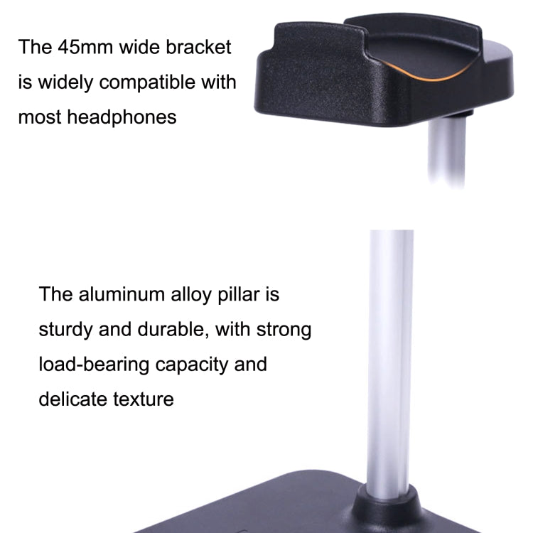 For AirPods Max Hifylux AP-HF5 Headphone Stand Mobile Phone Holder Storage Box(Black) - Anti-lost & Holder by Hifylux | Online Shopping South Africa | PMC Jewellery | Buy Now Pay Later Mobicred