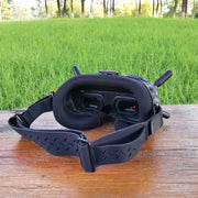 For DJI FPV Goggles V1  V2 Foam Padding Eye Mask Headband Accessories,Spec: Grey Eye Pad