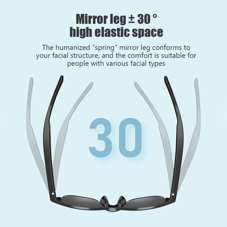 F08 Men Style Bluetooth 5.3 Smart Sunglasses Wireless Headset Anti-Strong Light Anti-Polarized Sunglasses - Bluetooth Earphone by PMC TechLife | Online Shopping South Africa | PMC TechLife | Buy Now Pay Later Mobicred