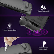 For Steam Deck JYS-SD012 Game Console All-inclusive Protective Case + Detachable Cover Set with Bracket(Black)