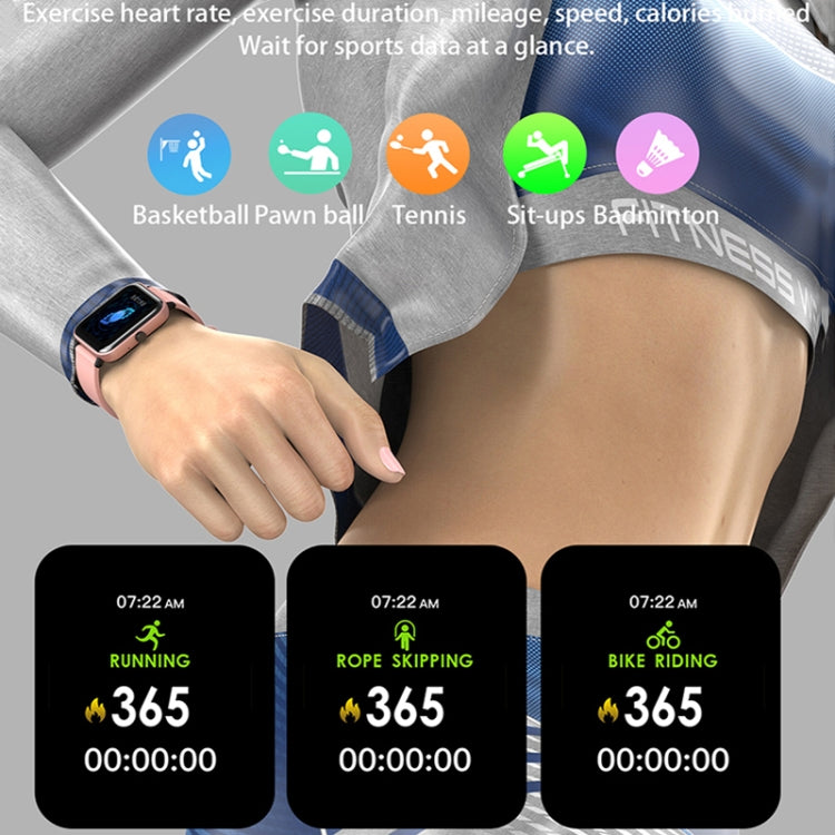 H10 1.69 inch Screen Bluetooth Call Smart Watch, Support Heart Rate/Blood Pressure/Sleep Monitoring, Color: Yellow