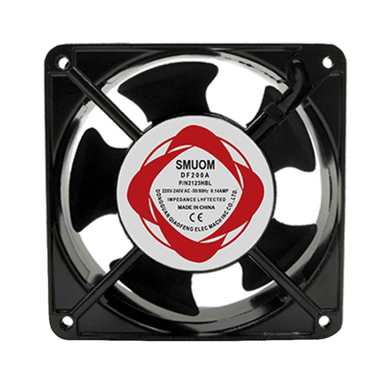 12cm 220V Cabinet Solder Smoke Exhaust Cooling Fan(Black) - Fan Cooling by PMC Jewellery | Online Shopping South Africa | PMC Jewellery | Buy Now Pay Later Mobicred