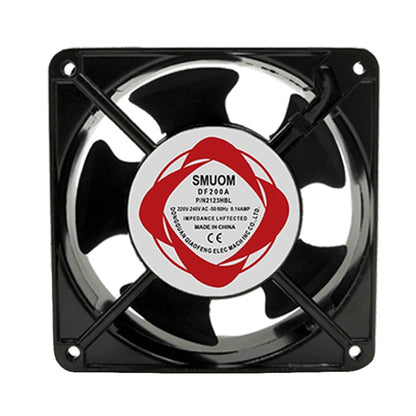 12cm 220V Cabinet Solder Smoke Exhaust Cooling Fan(Black) - Fan Cooling by PMC Jewellery | Online Shopping South Africa | PMC Jewellery | Buy Now Pay Later Mobicred