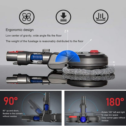 For Dyson V15  Vacuum Cleaner Electric Mopping Head Integrated Water Tank With 6pcs Rag - free shipping - PMC Jewellery - Order now!