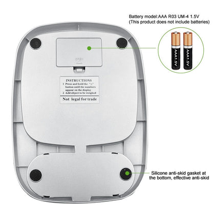Small Multifunctional Kitchen High Precision Electronic Scale LCD Digital Display Food Scale, Model: 5kg/ 0.1g - Kitchen Scales by PMC Jewellery | Online Shopping South Africa | PMC Jewellery | Buy Now Pay Later Mobicred