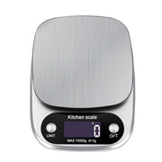 Small Multifunctional Kitchen High Precision Electronic Scale LCD Digital Display Food Scale, Model: 10kg/ 1g
