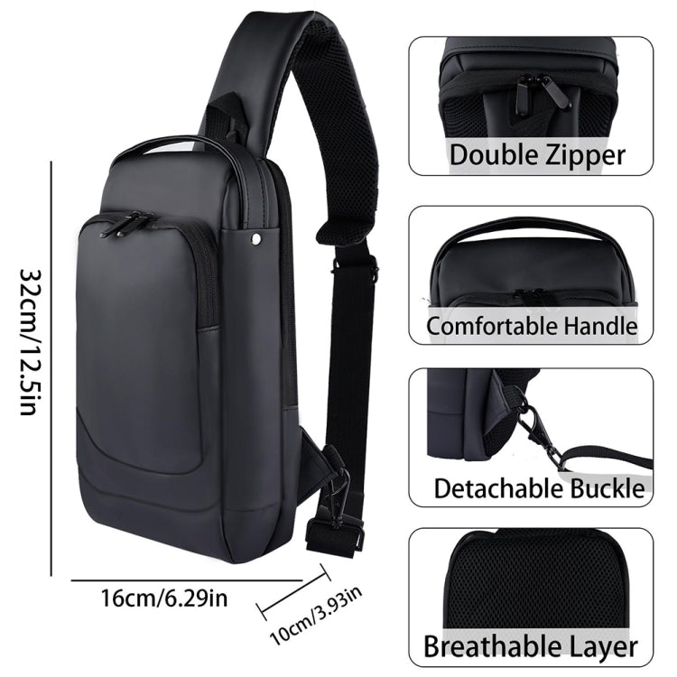 For Steam Deck Game Console Crossbody Bag Shoulder Carry Bag Chest Bag(Black) - free shipping - PMC TechLife - Order now!