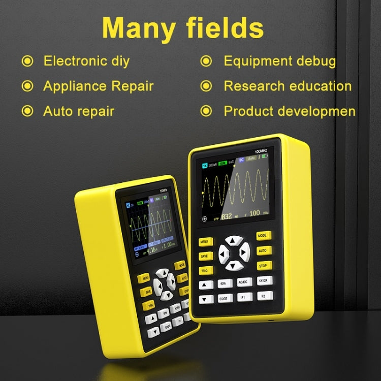 FNIRSI 2.4 Inch IPS Screen 100MHz Digital Oscilloscope(5012H) - free shipping - PMC Jewellery - Order now!