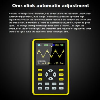 FNIRSI 2.4 Inch IPS Screen 100MHz Digital Oscilloscope(5012H) - free shipping - PMC Jewellery - Order now!