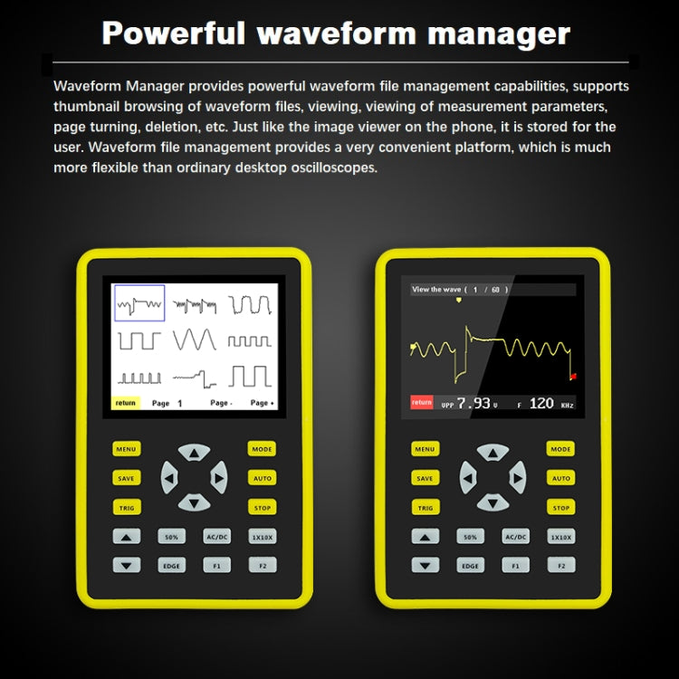 FNIRSI 2.4 Inch IPS Screen 100MHz Digital Oscilloscope(5012H) - free shipping - PMC Jewellery - Order now!