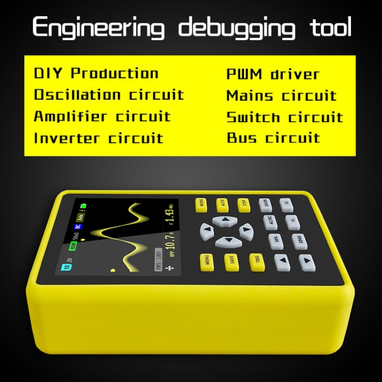 FNIRSI 2.4 Inch IPS Screen 100MHz Digital Oscilloscope(5012H) - free shipping - PMC Jewellery - Order now!