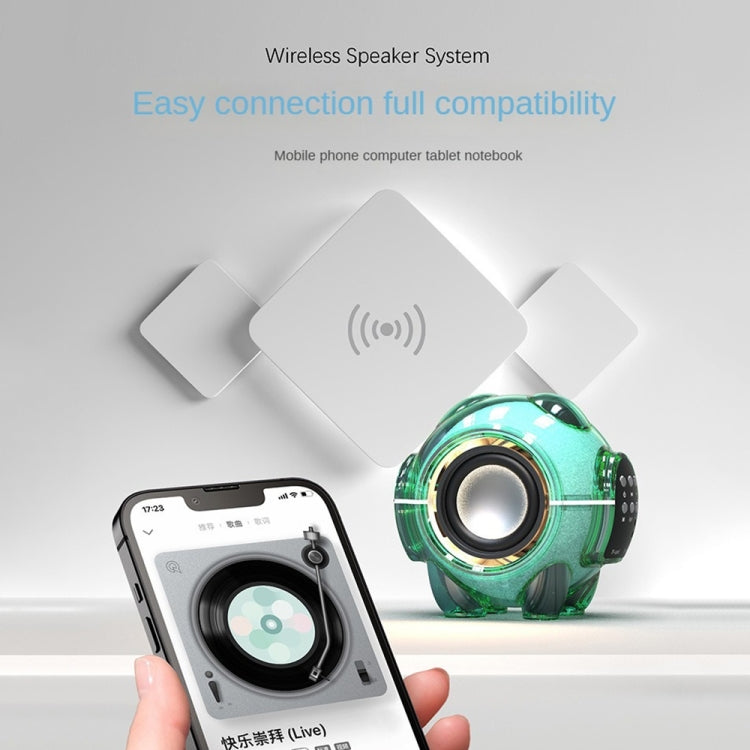 M18 Mini Space Panda Shape Wireless Bluetooth Speaker Desktop Portable Cartoon Audio(Green) - Mini Speaker by PMC TechLife | Online Shopping South Africa | PMC TechLife