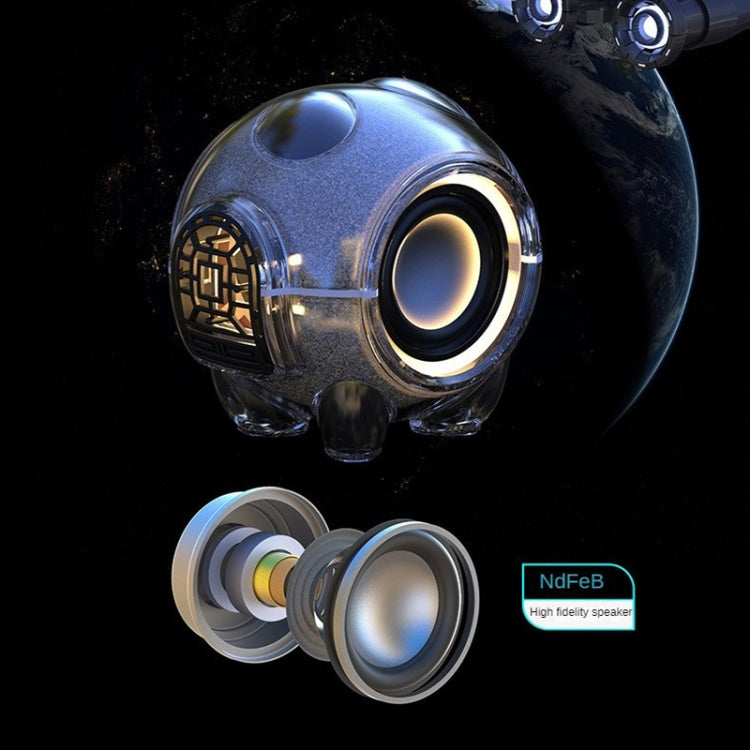 M18 Mini Space Panda Shape Wireless Bluetooth Speaker Desktop Portable Cartoon Audio(Green) - Mini Speaker by PMC TechLife | Online Shopping South Africa | PMC TechLife