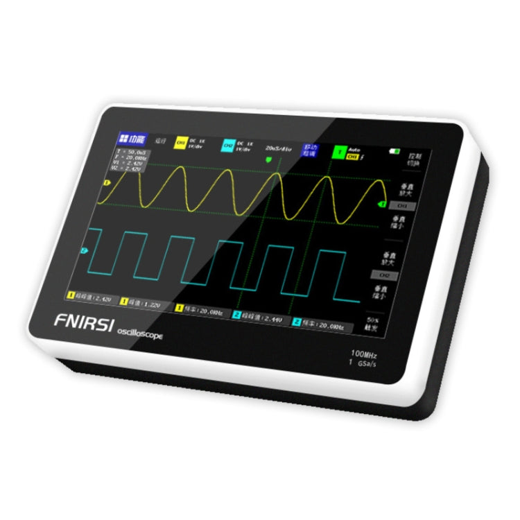 FNIRSI 1013D 1GS Sampling Dual Channel 100M Bandwidth Digital Oscilloscope, US Plug(English) - free shipping - PMC TechLife - Order now!
