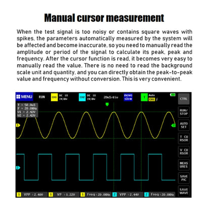 FNIRSI 1013D 1GS Sampling Dual Channel 100M Bandwidth Digital Oscilloscope, US Plug(English) - free shipping - PMC Jewellery - Order now!