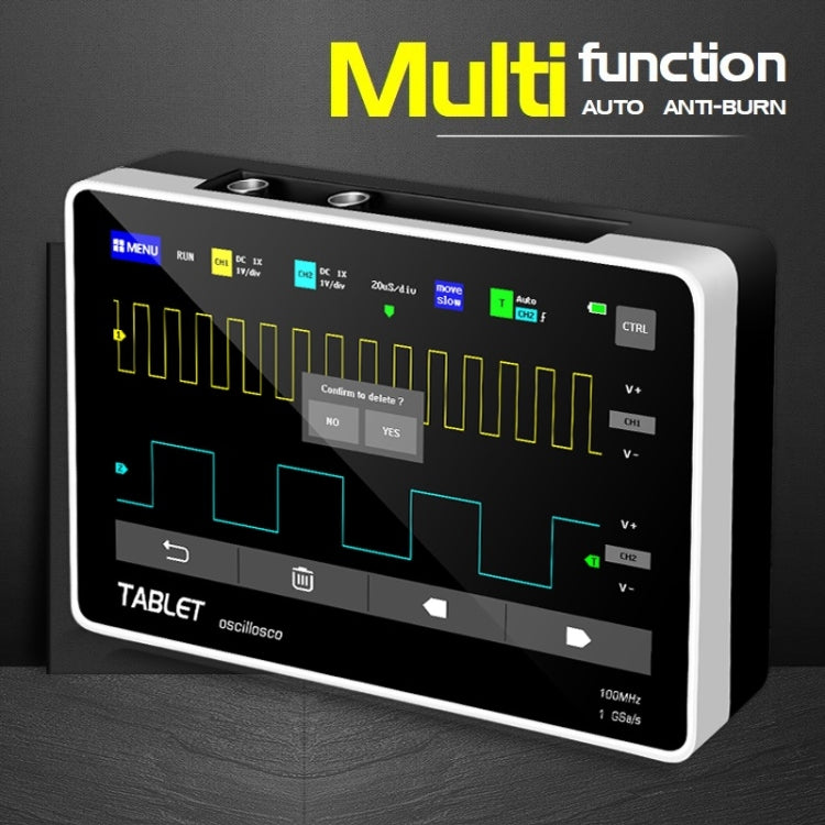 FNIRSI 1013D 1GS Sampling Dual Channel 100M Bandwidth Digital Oscilloscope, US Plug(English) - free shipping - PMC Jewellery - Order now!