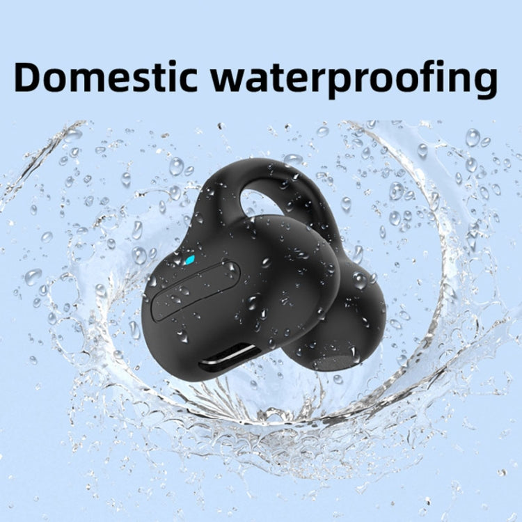 M-S8 Wireless Stereo Single Ear Clip-on Bluetooth Earphone(Black) - Bluetooth Earphone by PMC TechLife | Online Shopping South Africa | PMC TechLife