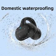 M-S8 Wireless Stereo Single Ear Clip-on Bluetooth Earphone(Blue)