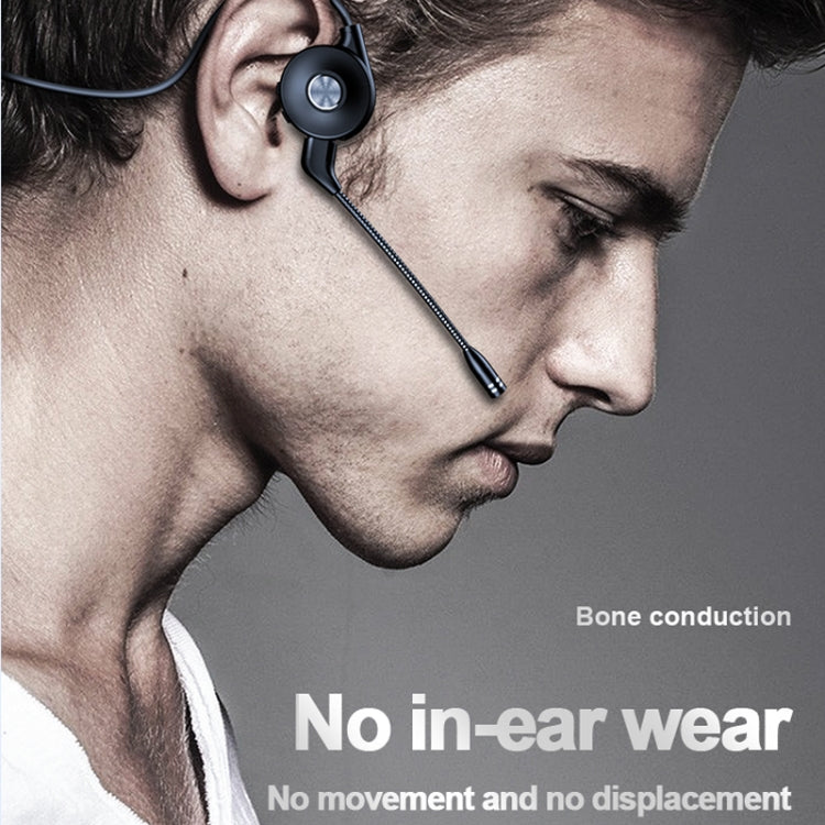 M1 Stereo Sound Running Sports Bone Conduction Bluetooth Earphones With Microphone(Red) - Neck-mounted Earphone by PMC TechLife | Online Shopping South Africa | PMC TechLife