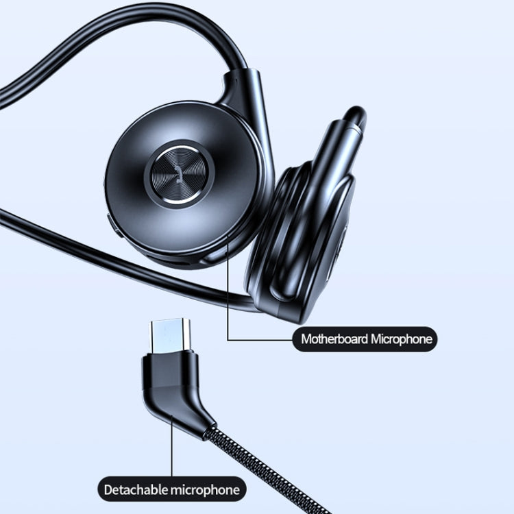 M1 Stereo Sound Running Sports Bone Conduction Bluetooth Earphones With Microphone(Pink) - Neck-mounted Earphone by PMC TechLife | Online Shopping South Africa | PMC TechLife