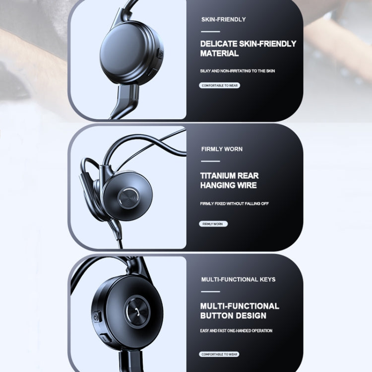 M1 Stereo Sound Running Sports Bone Conduction Bluetooth Earphones With Microphone(Red) - Neck-mounted Earphone by PMC TechLife | Online Shopping South Africa | PMC TechLife