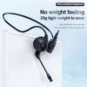M1 Stereo Sound Running Sports Bone Conduction Bluetooth Earphones With Microphone(Pink)