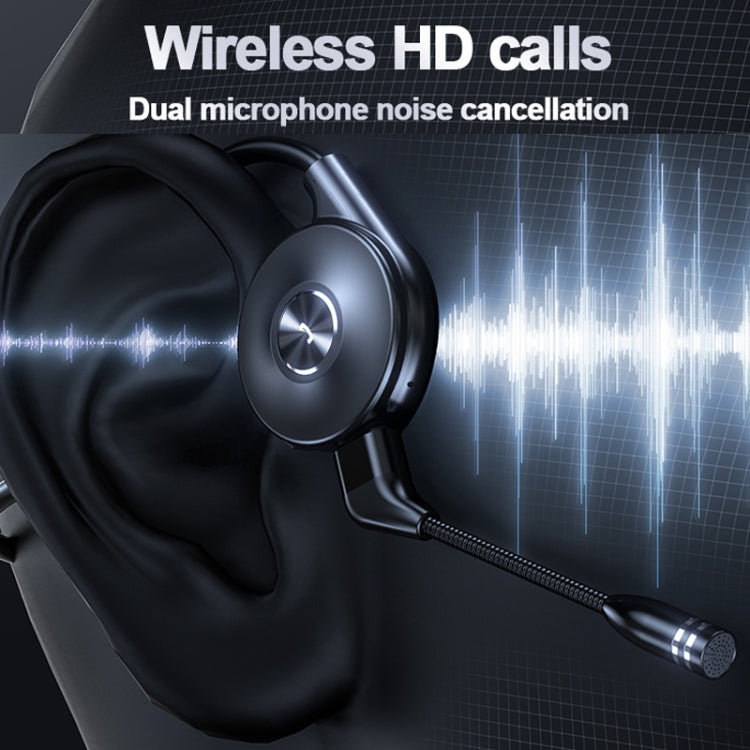 M1 Stereo Sound Running Sports Bone Conduction Bluetooth Earphones With Microphone(Black) - Neck-mounted Earphone by PMC TechLife | Online Shopping South Africa | PMC TechLife