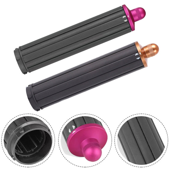 For Dyson Airwrap Hair Dryer HS01 / HS05 / HD08 18.6 x 4cm Upgraded Long Curling Barrels Nozzle With Short Adapter Rose Red