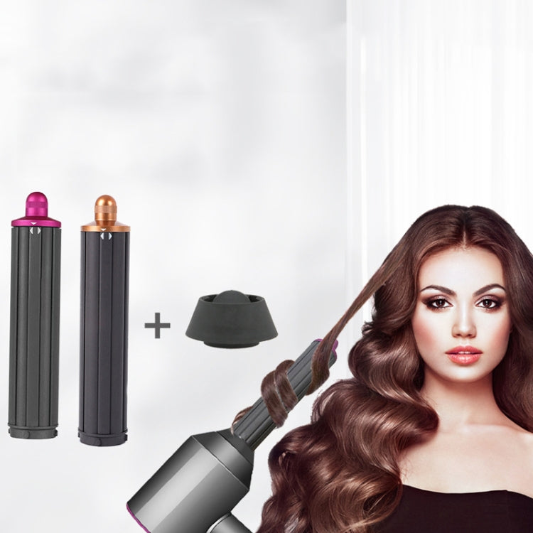 For Dyson Airwrap Hair Dryer HS01 / HS05 / HD08 18.6 x 4cm Upgraded Long Curling Barrels Nozzle With Short Adapter Rose Red